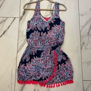 Lilly Pulitzer Tassel Romper Size Small